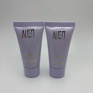 2x Thierry Mugler Alien Shower Gel 30ml Travel Size Vintage Formula